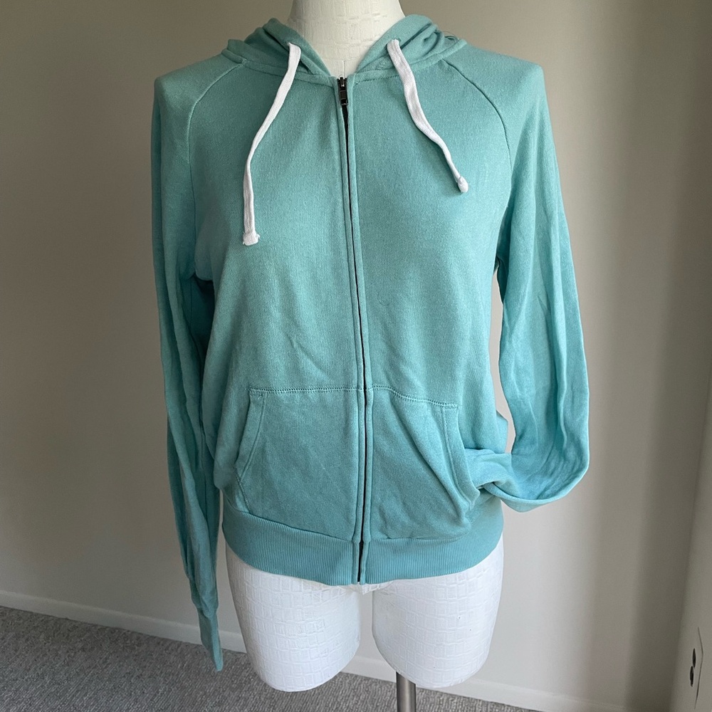(M) SO light blue zip up hoodie